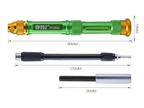 Zestaw Narzędzi Precyzyjnych, Śrubokręt, Wkrętak + Bity 63w1 Bst