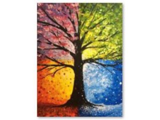 Haft Diamentowy, Obraz, Mozaika Diamentowa Diamond Painting, Drzewo 30x40cm
