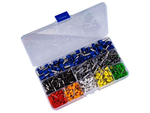 Konektory Kablowe, Zestaw Tulejek, Końcówek 800 Szt. Tulejki Do Zaciskarki, Praski