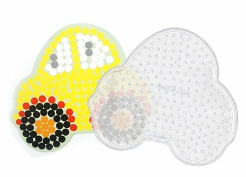 Koraliki Do Prasowania, Prasowanka, Szablon, Saszetka Auto, Żółty Samochód