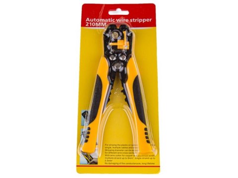 Profesjonalny Ściągacz Izolacji Kabla Przewodów Zaciskacz, Obcinacz Żółty