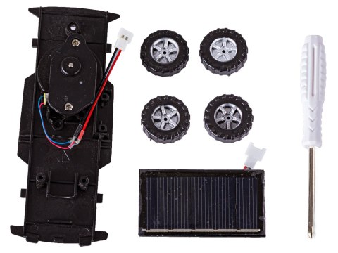 Zabawka Solarna Samochód - Auto Radiowóz Policja - Zestaw Do Samodzielnego Złożenia