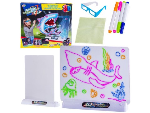 Magiczna, Podświetlana Tablica Do Malowania Rysowania + Okulary 3d Ocean