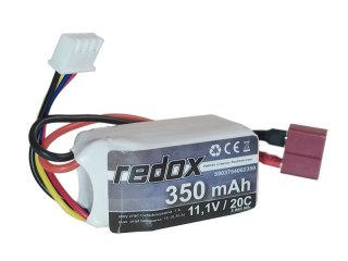 Redox 350 Mah 11,1v 20c Dean - Pakiet Lipo