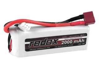 Redox Asg 2000 Mah 7,4v 30c Dean (Scalony) - Pakiet Lipo