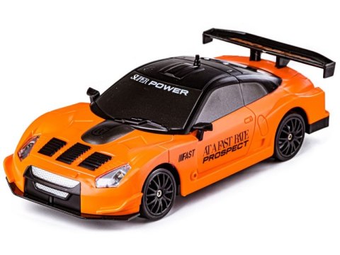 Samochód Do Driftu, Auto Rc Drift 1:24 2,4 Ghz 4wd Pomarańczowy