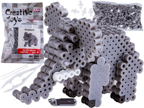 Koraliki Do Prasowania Wersja 3d, Słonik, Słoń, Saszetka, Prasowanka