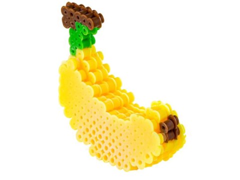 Koraliki Do Prasowania Wersja 3d, Szablon Banan Owoce, Saszetka, Prasowanka