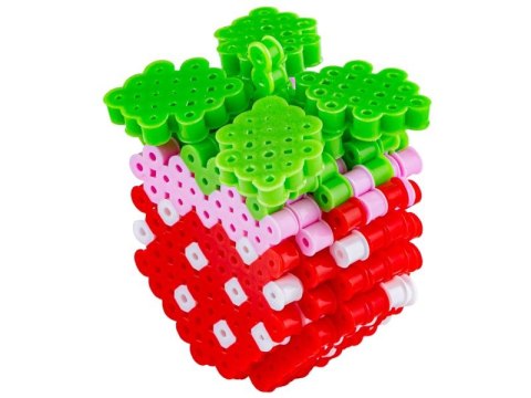Koraliki Do Prasowania Wersja 3d, Szablon Truskawka Owoce, Saszetka, Prasowanka