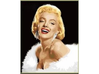 Obraz Malowanie Po Numerach Rama 40x50cm Marilyn Monroe