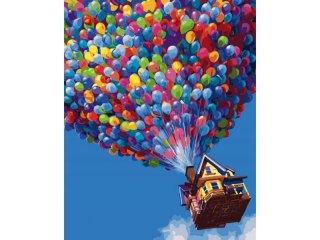 Obraz Malowanie Po Numerach Rama 40x50cm Odlot - Kolorowe Balony