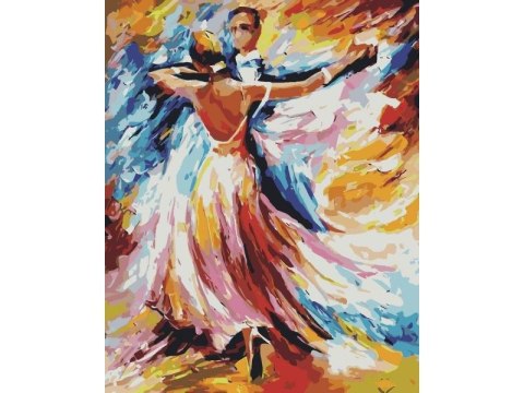Obraz Malowanie Po Numerach Rama 40x50cm Para W Tańcu
