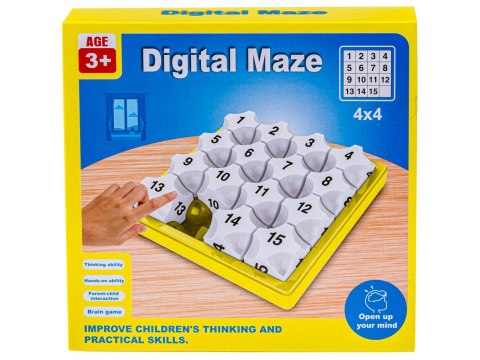 Gra Logiczna Edukacyjna Układanka Liczbowa Digital Maze