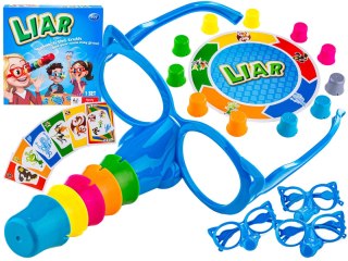 Gra Rodzinna Kłamca, Kłamczuch, Liar, Karty, Pinokio Okulary I Nos