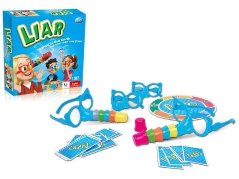 Gra Rodzinna Kłamca, Kłamczuch, Liar, Karty, Pinokio Okulary I Nos