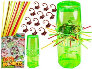 Gra Zręcznościowa Typu Bierki, Loopin Monkeys, Spadające Małpki