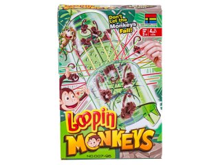 Gra Zręcznościowa Typu Bierki, Loopin Monkeys, Spadające Małpki