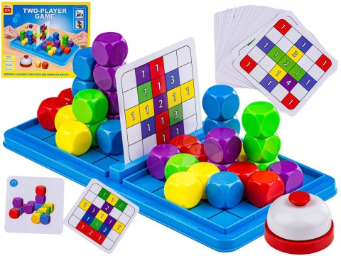Logiczna Gra Na Refleks Klocki Karty Fiszki Two Player Game Dwóch Graczy