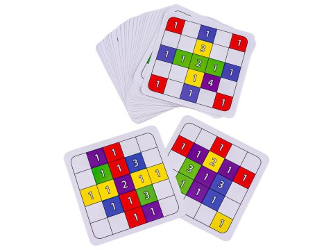 Logiczna Gra Na Refleks Klocki Karty Fiszki Two Player Game Dwóch Graczy