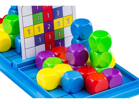 Logiczna Gra Na Refleks Klocki Karty Fiszki Two Player Game Dwóch Graczy