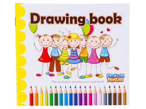 Projektor, Rzutnik Do Nauki Rysowania Malowania + Akcesoria Niebieski