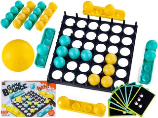 Rodzinna Gra Zręcznościowa Bounce Game, Układanka, Karty, Piłeczki