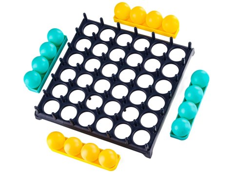 Rodzinna Gra Zręcznościowa Bounce Game, Układanka, Karty, Piłeczki
