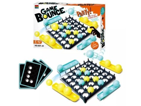 Rodzinna Gra Zręcznościowa Bounce Game, Układanka, Karty, Piłeczki