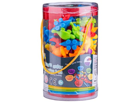 Edukacyjna Gra Dla Dzieci, Nauka Liczenia, Kolorów, Chwytania Dinozaury Klocki