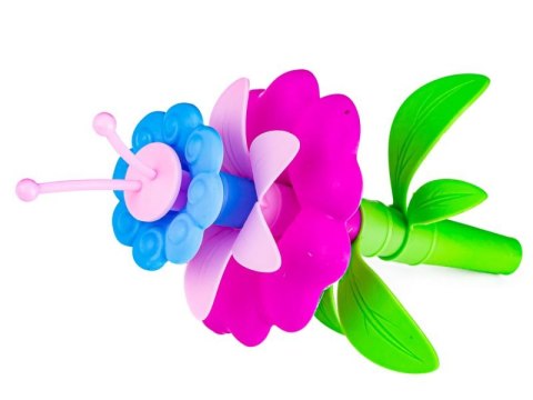 Klocki Konstrukcyjne Ogród Kwiatki, Zestaw Do Zbudowania Kwiatowej Kompozycji 104 El