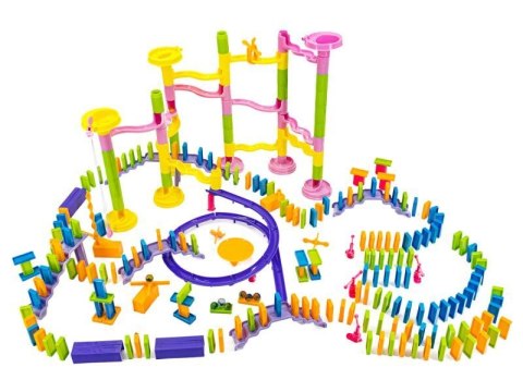 Ogromny Tor Kulkowy Kulodrom Domino 308 Elementów Przecena 1