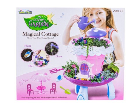 Różowy Zestaw Małego Ogrodnika Uprawa Nawilżacz Do Roślin, Domek Dla Lalek, Stolik, Doniczka Na Rośliny