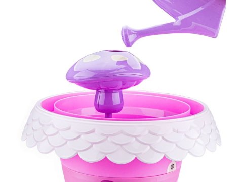 Różowy Zestaw Małego Ogrodnika Uprawa Nawilżacz Do Roślin, Domek Dla Lalek, Stolik, Doniczka Na Rośliny