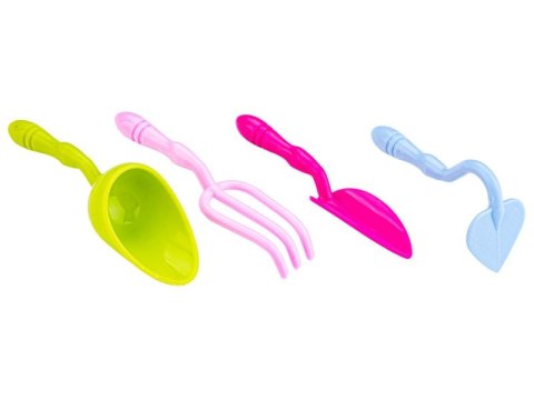 Różowy Zestaw Małego Ogrodnika Uprawa Nawilżacz Do Roślin, Domek Dla Lalek, Stolik, Doniczka Na Rośliny