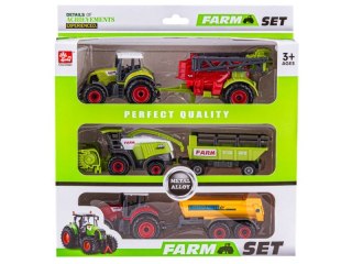 Zestaw 3 Pojazdów, Maszyny Rolnicze, 2 X Traktor, Kombajn, Farma