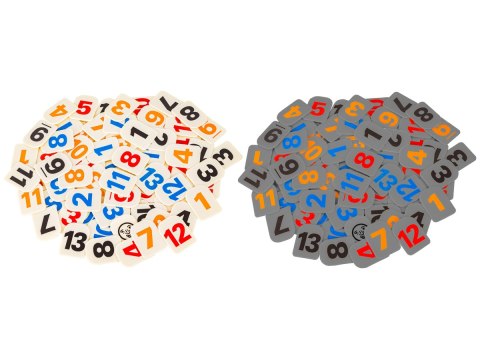 Gra Logiczna Rummy, Edukacyjna Układanka Liczbowa