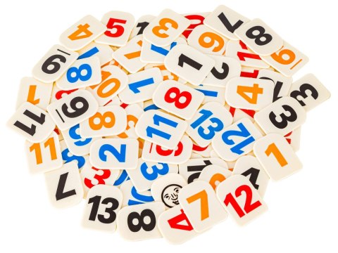 Gra Logiczna Rummy, Edukacyjna Układanka Liczbowa