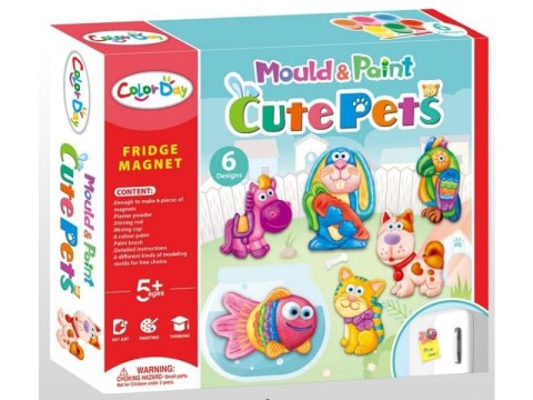 Kreatywny Zestaw Stwórz Magnes, Odlew Diy Cute Pets - Urocze Zwierzątka Zrób To Sam