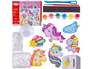 Kreatywny Zestaw Stwórz Magnes, Odlew Diy Jednorożce, Unicorn Zrób To Sam