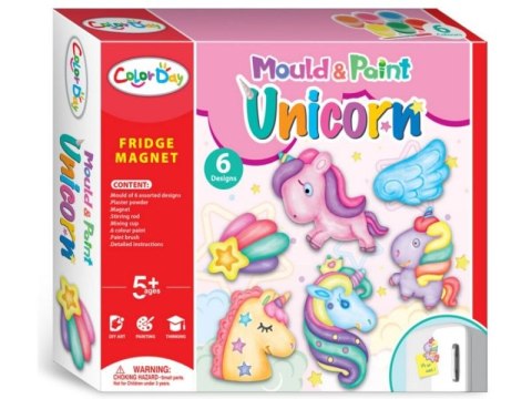 Kreatywny Zestaw Stwórz Magnes, Odlew Diy Jednorożce, Unicorn Zrób To Sam
