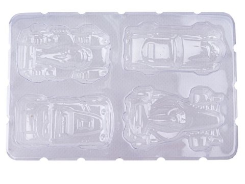 Kreatywny Zestaw Stwórz Odlew Diy Miejskie Wyścigówki, Auta 3d, City Racers 4 Sztuki Zrób To Sam