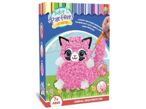 Kreatywny Zestaw Wyszywanka, Maskotka, Pluszak Do Szycia, Poduszka Do Ozdobienia Diy Kotek