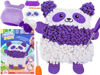 Kreatywny Zestaw Wyszywanka, Maskotka, Pluszak Do Szycia, Poduszka Do Ozdobienia Diy Panda