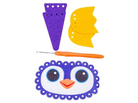 Kreatywny Zestaw Wyszywanka, Maskotka, Pluszak Do Szycia, Poduszka Do Ozdobienia Diy Pingwin