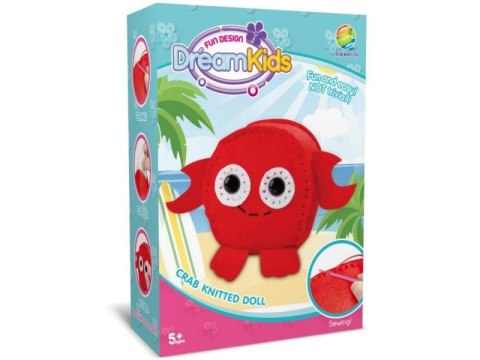 Kreatywny Zestaw Wyszywanka, Maskotka, Pluszak Do Szycia Zwierzęta Morskie Krab