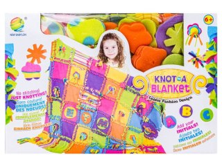 Kreatywny Zestaw, Wyszywanka, Pluszowy Kocyk Do Szycia Diy Patchworkowa Narzutka Koc + Literki, Ozdoby