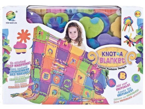 Kreatywny Zestaw, Wyszywanka, Pluszowy Kocyk Do Szycia Diy Patchworkowa Narzutka Koc + Literki, Ozdoby