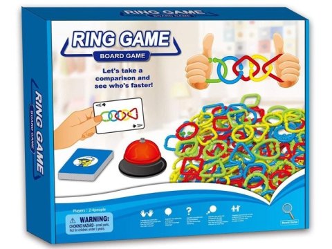 Logiczna Gra Połącz Obręcze Kształty, Puzzle Ring Game Karty Przecena 1