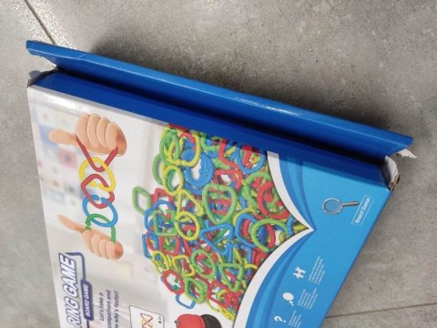 Logiczna Gra Połącz Obręcze Kształty, Puzzle Ring Game Karty Przecena 1