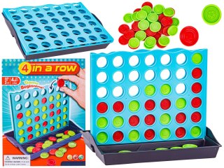 Logiczna Gra Umysłowa Planszowa 4 In A Row, 4 W Rzędzie, Plansza + Żetony
